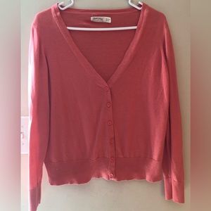 Coral Cardigan Size XL 16-18 Faded Glory